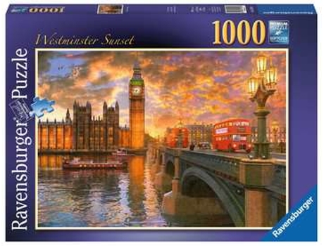 Puzzle RAVENSBURGER London - Westminster Sunset rompecabezas 1000 pieza(s) Paisaje