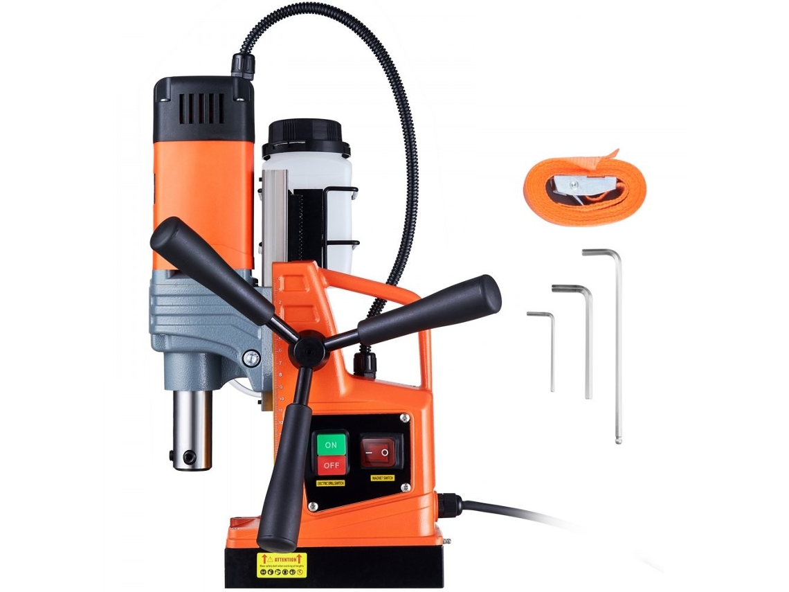 Taladro Magnético 1300 W 40 Mm 810 Rpm Para Perforación De Acero Y Hierro