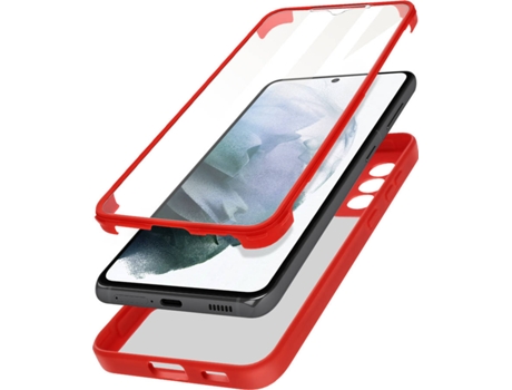 Funda Samsung Galaxy S21 Plus AVIZAR Plexiglás (Rojo)
