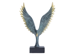 Estatua de alas nórdicas, escultura de resina para decoración de mesa (Champán) KOFIHETY