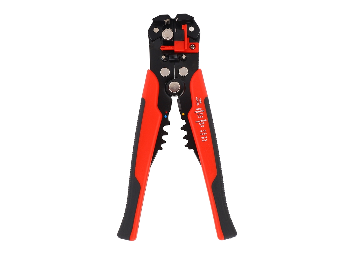 Pelacables Automático Multifuncional 5 En 1 Con Funciones De Corte Y Crimpado Para Conectores Eléctricos.