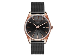 Reloj De Pulsera Para Hombre De Acero Inoxidable Con Correa De Malla Y Cuarzo (ky15-h-wfh)