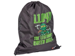 Bolsa De Niño Lego Ninjago Drawstring Un Poliéster Negro (talla Única)
