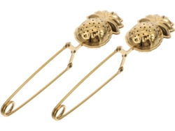 Infusores De Té De Acero Inoxidable De 2 Piezas, Práctico Filtro De Té