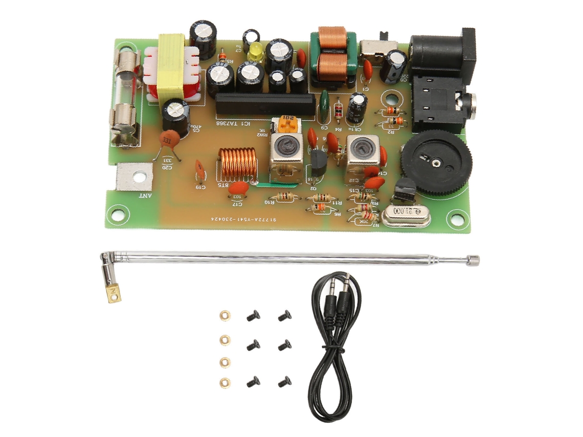 Placa Transmisora De Radio Am De Onda Corta, Kit Amplificador De Sonido Para Armar, Broadcast Campus 21mhz