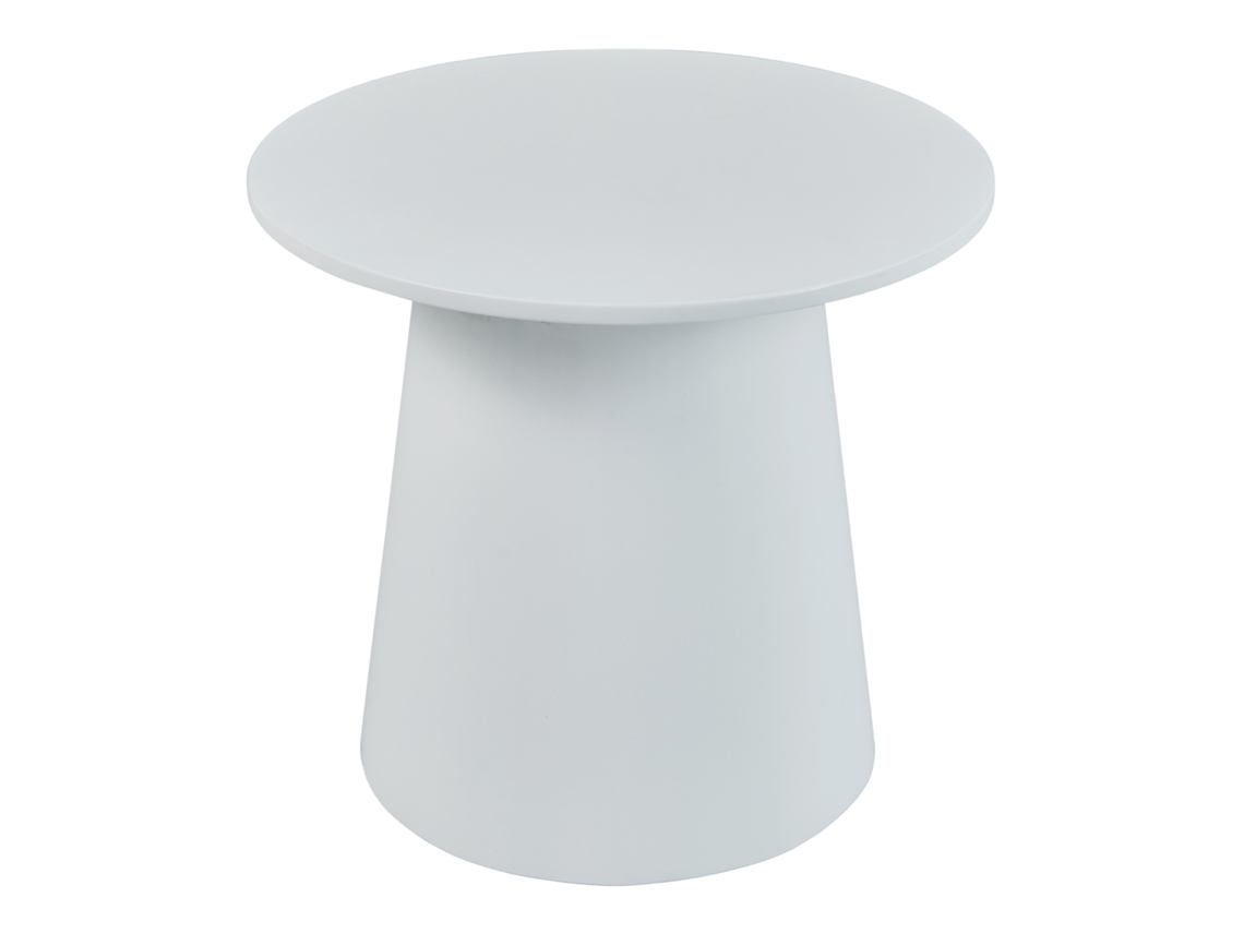 Mesa De Centro Nyd Redonda Mdf 44x40cm - Blanco [EN.CASA]