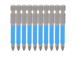 Juego De 10 Puntas De Destornillador Phillips Magnéticas Antideslizantes Ph2 De 65 Mm Para Taladros Eléctricos Portátiles.