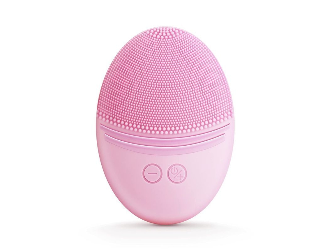 Cepillo De Limpieza De Silicona Suave Ultra Higiénico Con Vibración Sónica, Resistente Al Agua, Para Una Limpieza Profunda, Color Rosa.