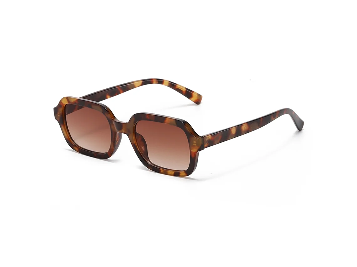 (estilo 4) Gafas De Sol De Ciclismo Cuadradas Pequeñas, Estilo Retro Amarillo Moderno, Protección Uv400
