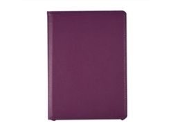 Funda protectora de PU con rotación de 360° para iPad Air en colores negro, azul, rosa, morado y dorado claro.