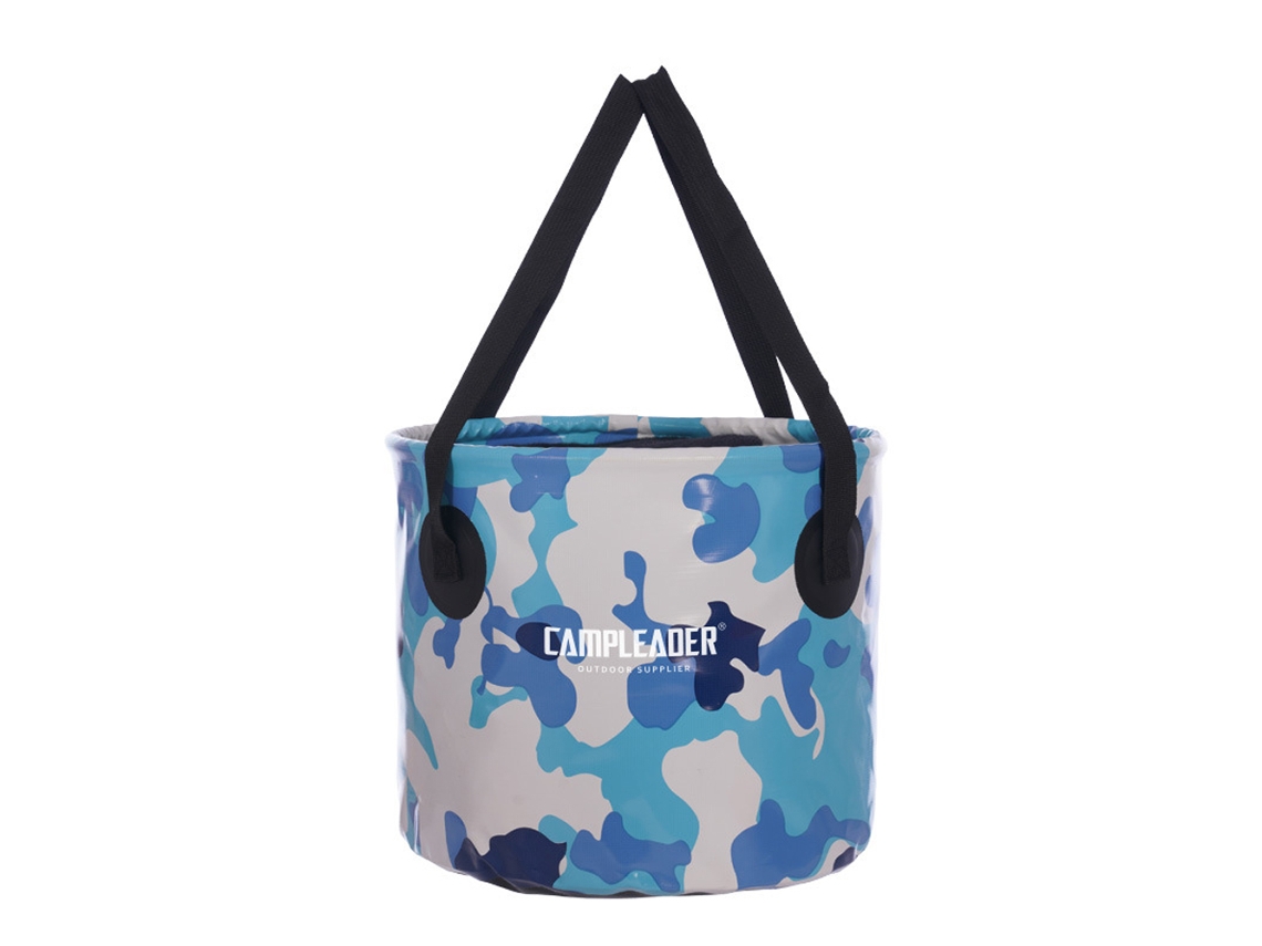 Campleader Cubo De Pesca Plegable 20l 5.28 Galones Con Asa Para Camping Pesca Senderismo Jardín Lavado Portátil