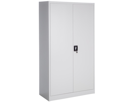 Archivador con cerradura de seguridad y 6 compartimentos + barra para ropa TECTAKE