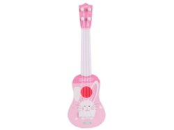Guitarra de juguete musical para niños con apariencia realista, sonido nítido y forma hermosa, juguete musical educativo para la educación infantil temprana.