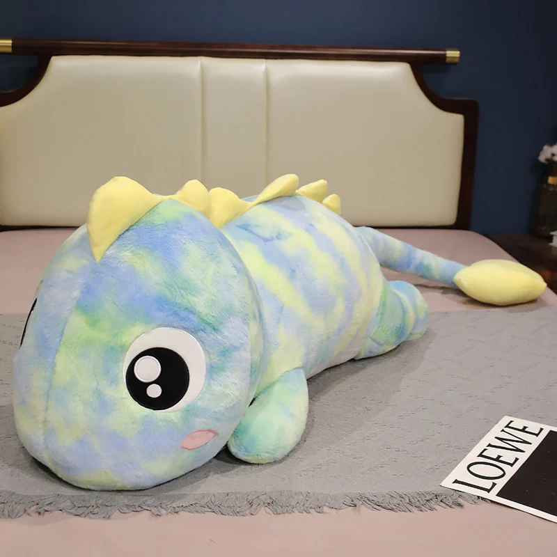(verde 80 Cm) Lindo Juguete De Peluche Gigante De Dinosaurio, Almohada/cojín De Cama Súper Suave