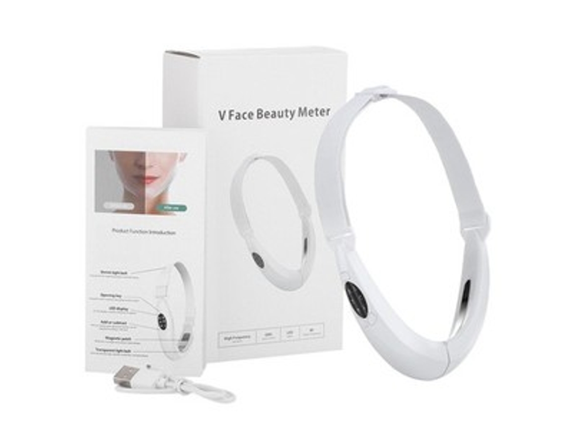 Masajeador facial eléctrico en forma de V Zeuxo para lifting facial y eliminación de papada