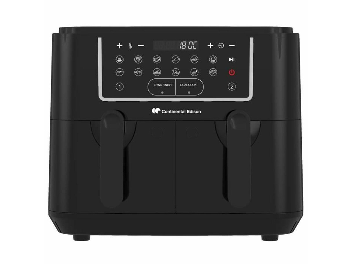 CONTINENTAL EDISON Freidora Sin Aceite Negra 2400 W 9 L