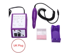 Kit profesional de taladro eléctrico para uñas con lijadora, herramienta para manicura y pedicura - Morado