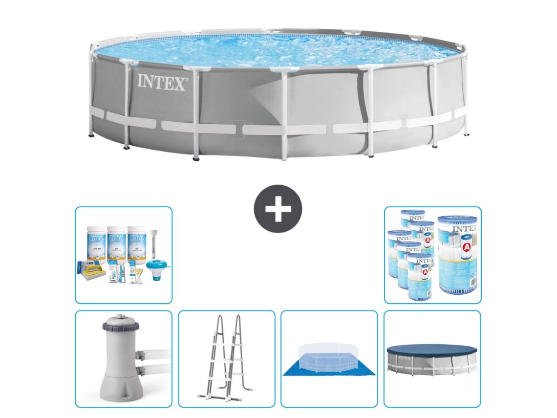 Piscina Tubular INTEX 26720GN-CB41 (12706 L - 427x107cm)