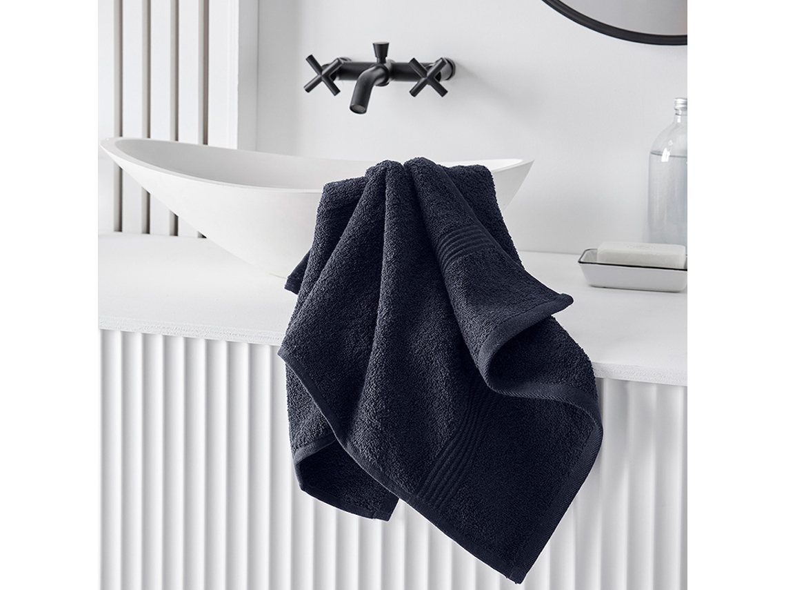 Toalla de Baño MEVAK LIVING Azul (Algodón - 50x90 cm)