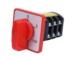2026dz - Selector de cámara rotativa de 3 posiciones 1-0-2 CA 380 V 1,7 kW Hz5-10/1,7 m05