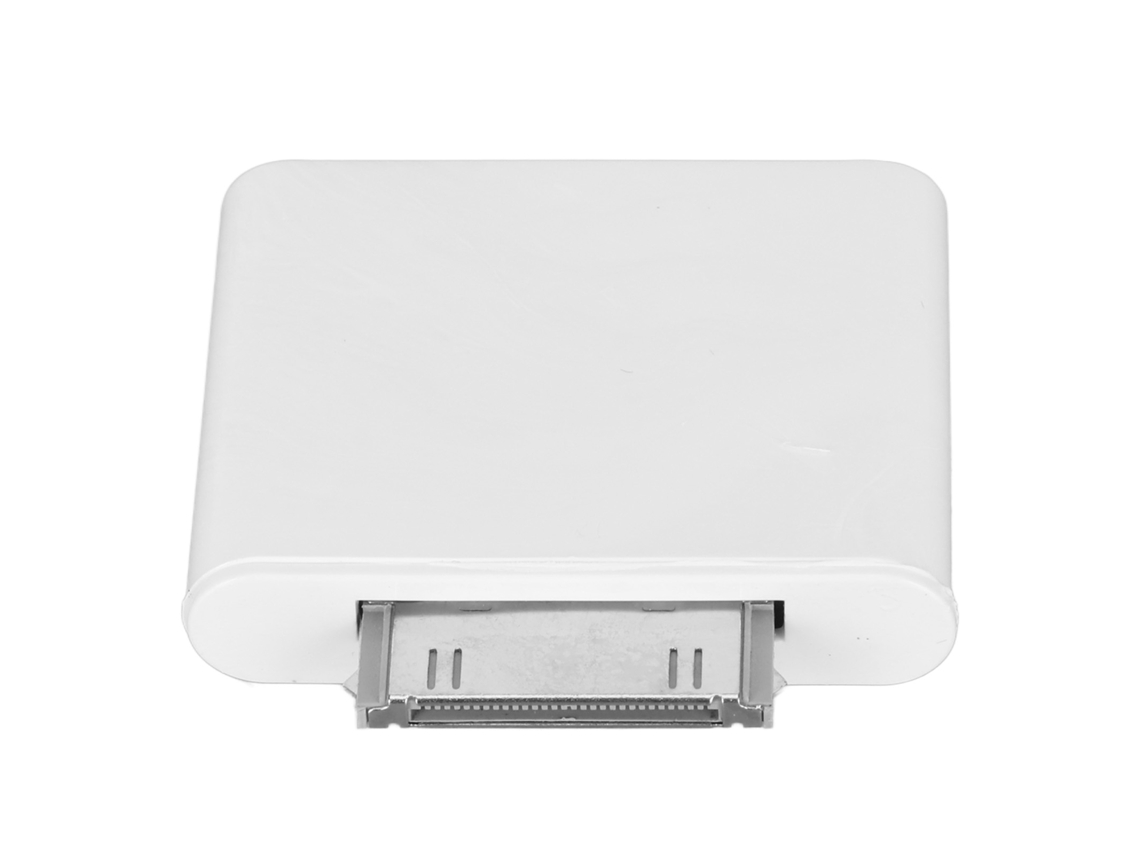 Adaptador Bluetooth Inalámbrico De 30 Pines, Plug And Play, Dongle Transmisor De Sonido, Blanco