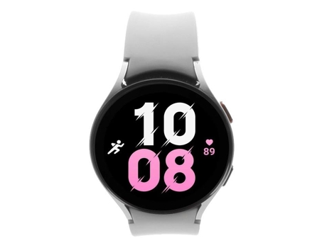 Smartwatch SAMSUNG Galaxy Watch5 Plata 44Mm LTE con Pulsera Deportiva Blanco Plata (Reacondicionado Marcas Mínimas)