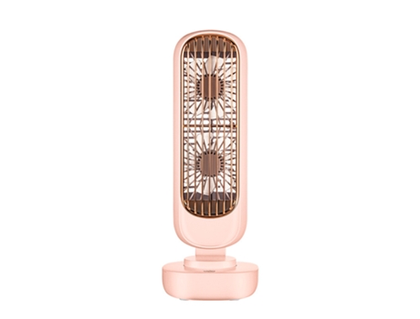 Ventilador Portátil 3 Velocidades Regulable Motor Brushless 2000 Mah Batería Interna Rosa TURMIN