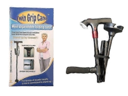 Bastón plegable con luz LED y alarma, telescópico y plegable - Trusty Sticks Elder Crutches
