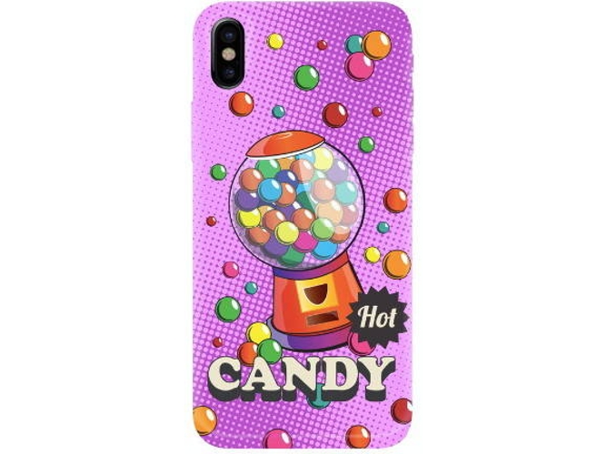 Funda iPhone X, XS BENJAMINS Pop Art Candy Multicolor