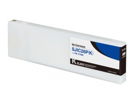 Cartucho de Tinta Compatible EPSON Sjic26P Negro Tinta Pigmentada (C33S020618 - Sjic26Pk)