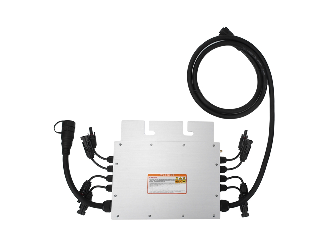 Inversor solar MPPT para conexión a red (1000 W, CC 18-50 V a CA 120 V/230 V, IP65)