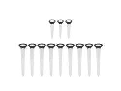 2026-12pcs Tees De Golf Profesionales Ajustables Por Altura Nylon Plástico Reducen Fricción Accesorios De Golf