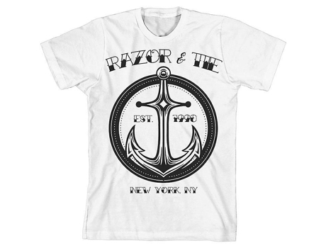 Camiseta ROCKINSTONE Razor & Tie Ancla (XL)