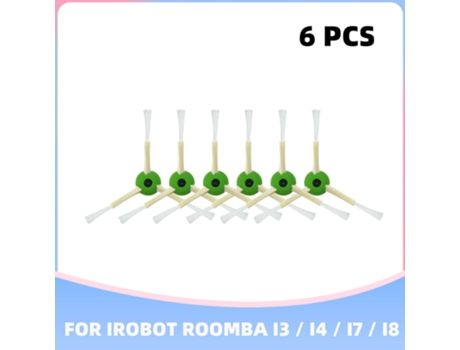 Reemplazo de Cepillo Lateral de 3 brazos para Irobot Roomba I3 / I4 / I7 / I8 / E5 / E6 Series Robot repuestos de aspiradora Accesorios