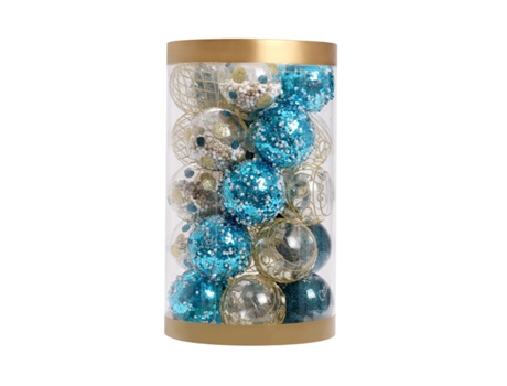 Árbol de Navidad TUSERXLN Bola Decorativa Oro Plástico Dorado