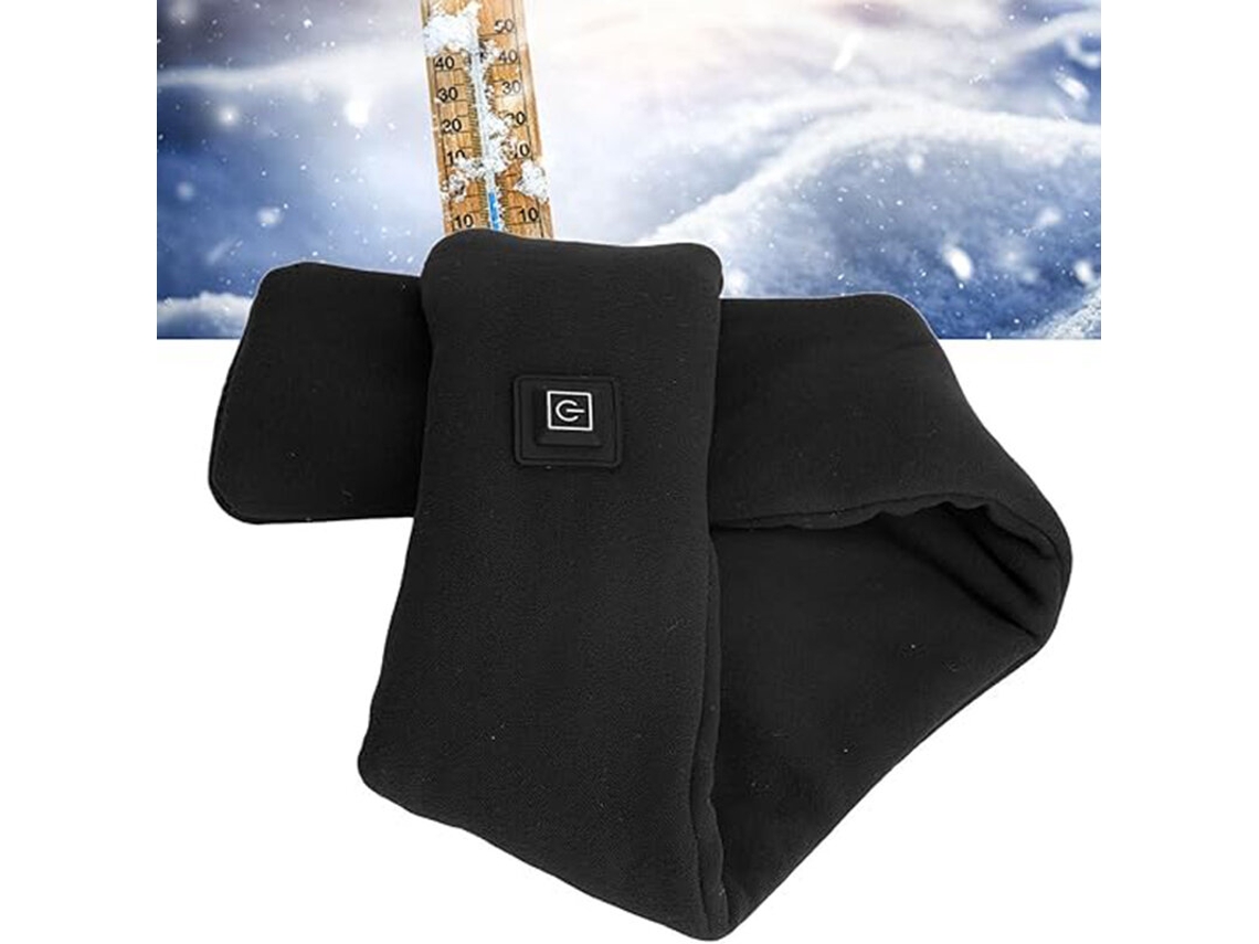 Tengoo Bufanda Térmica De Invierno Negra 3 Niveles Temperatura Calentador Cuello Usb Eléctrico Inteligente