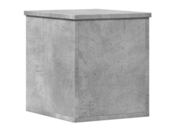 Maison Exclusive - Caja De Almacenaje Madera Ingeniería Gris Hormigón 30x35x35 Cm