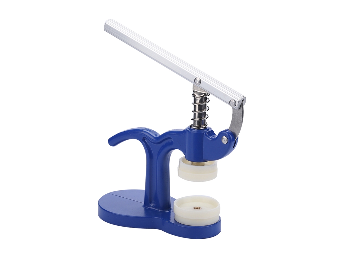 Herramienta de prensado para cerrar cajas de relojes con 12 troqueles - Blue Watchmaker