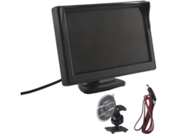 Monitor Lcd Tft Hd De 5 Pulgadas (resolución De 800x480) Con Soporte Doble Para Cámara De Visión Trasera De Coche.