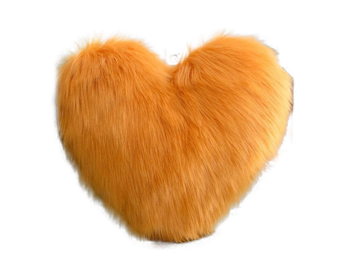 Cojín Corazón En Peluche - Para Fechas Conmemorativas