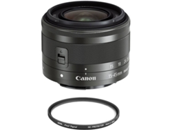Objetivo CANON  EF-M 15-45mm F3.5-6.3 IS STM + Hoya 49mm PRO 1D Protector