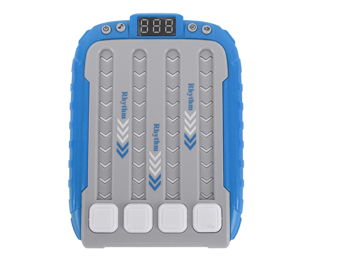 Rebe-máquina De Juego De Ritmo 6 Niveles Juguete Educativo Portátil Para Niños Reduce Estrés Edición Azul 001