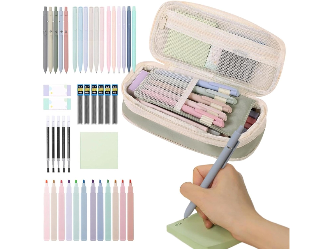 Set De Papelería Para Niñas Y Adolescentes | Bolígrafos De Tinta De Gel Negra