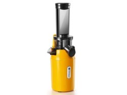 Exprimidor VENTRAY Essential Ginnie Exprimidor pequeño y compacto de prensado en frío Exprimidor de baja velocidad de 60 Rpm Amarillo soleado