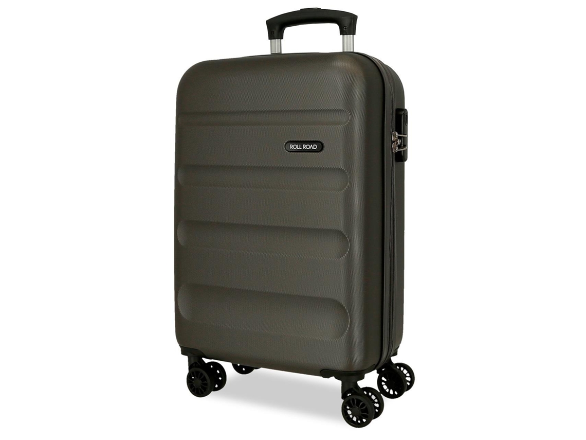 Maleta de Cabina Extensible ROLL ROAD Flex Gris (38x55x20+5cm - 35L)