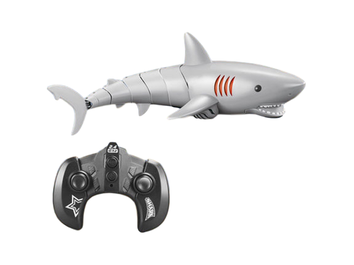 2026-juguete De Tiburón Simulado Por Control Remoto 2.4g 5ch Impermeable Barco Rc Submarino Modelo Educativo Juguete Stem Regalo