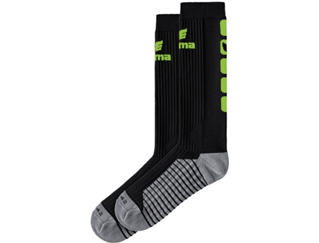 Calcetines Largos ERIMA Classic 5-C (Negro y Verde - 47/50)
