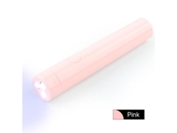 Mini Lámpara Uv Para Uñas, Lápiz De Gel Portátil Y Esterilizador, Rosa*
