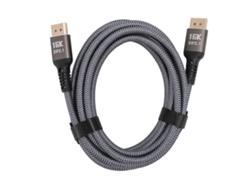 Cable De Extensión Displayport 2.1 De 3 Metros (9,8 Pies), 40 Gbps, 16k, 30 Hz, Hdr Dinámico, Macho A Macho.