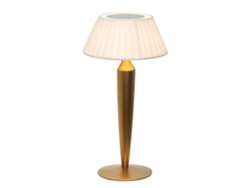 Flaminia Zafferano Lâmpada De Mesa Recarregável Led Touch - Design Clássico Sem Fio Dourada